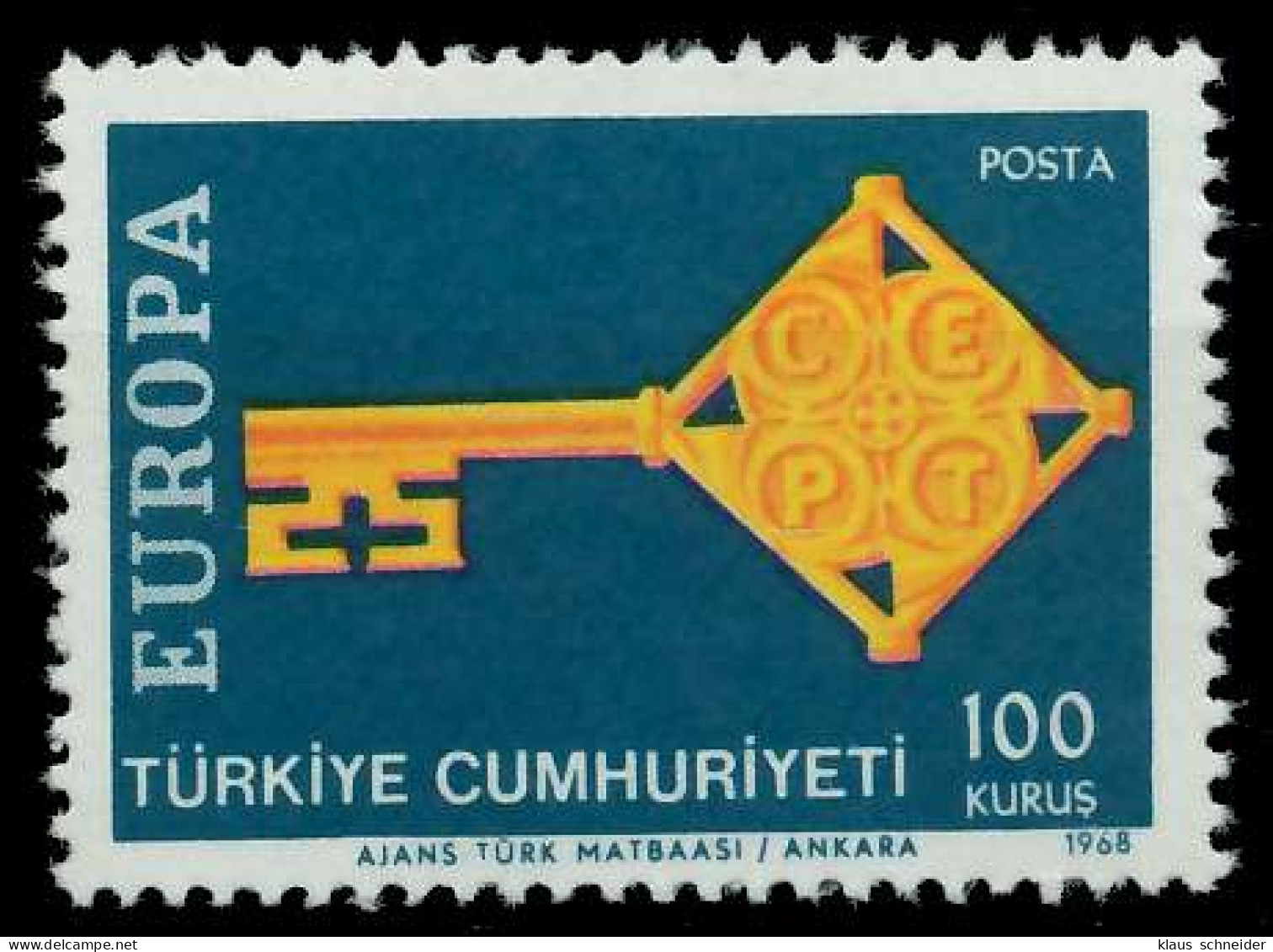 TÜRKEI 1968 Nr 2095 Postfrisch SA52FDA - Neufs