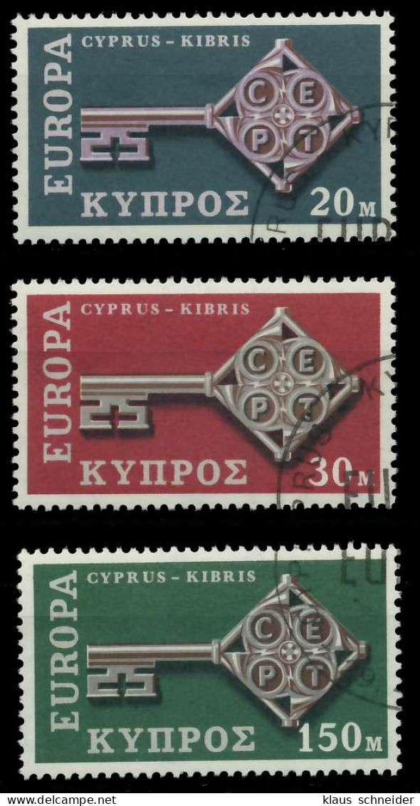 ZYPERN 1968 Nr 307-309 Gestempelt X9D190A - Used Stamps