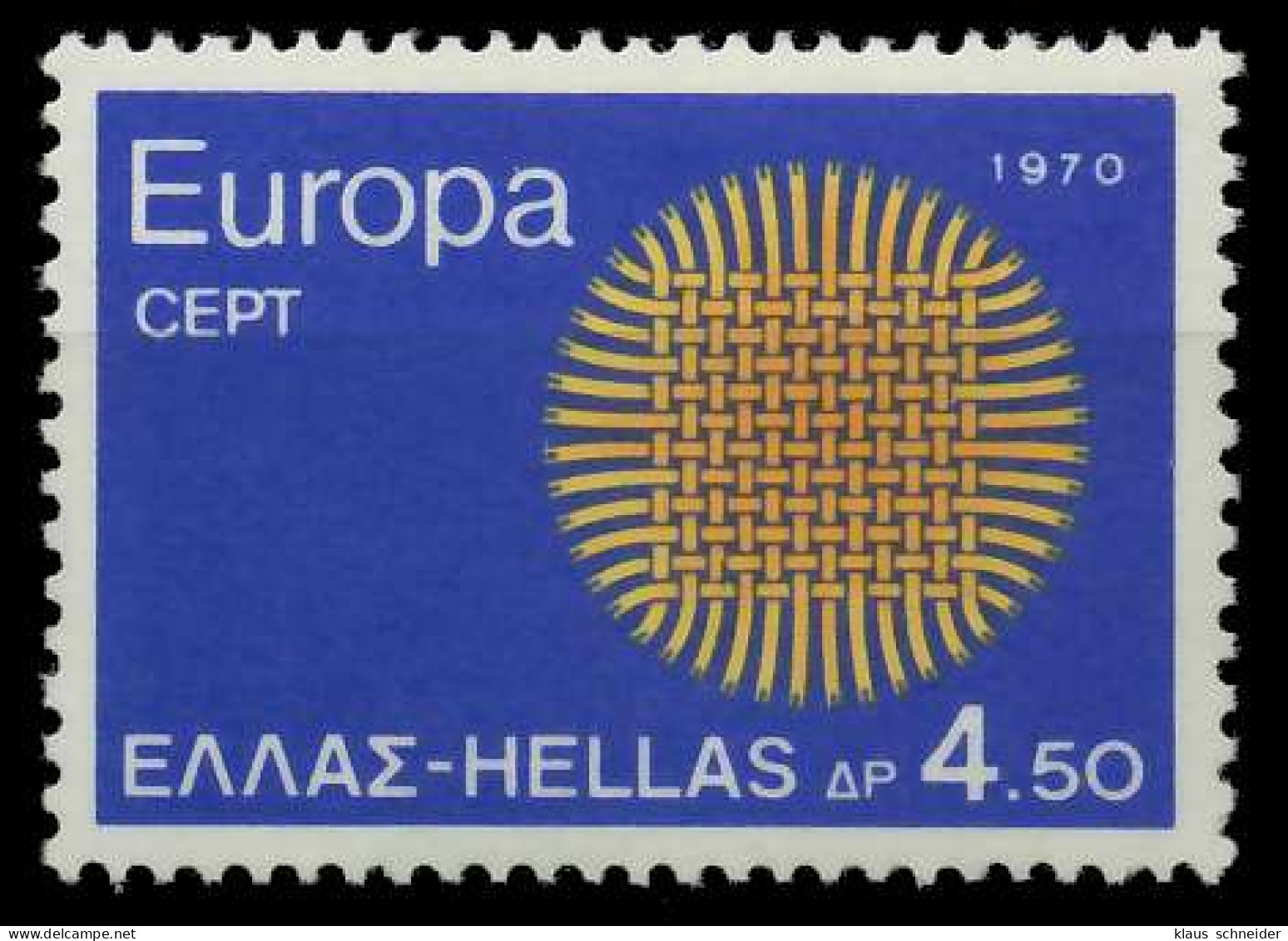 GRIECHENLAND 1970 Nr 1042 Postfrisch SA5EC2A - Ongebruikt