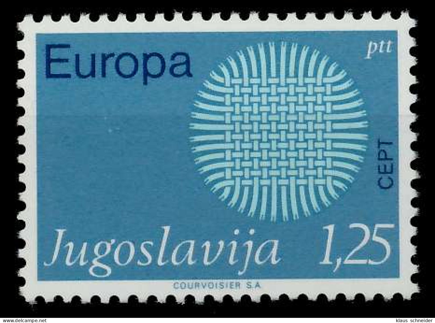 JUGOSLAWIEN 1970 Nr 1379 Postfrisch SA5ED12 - Unused Stamps