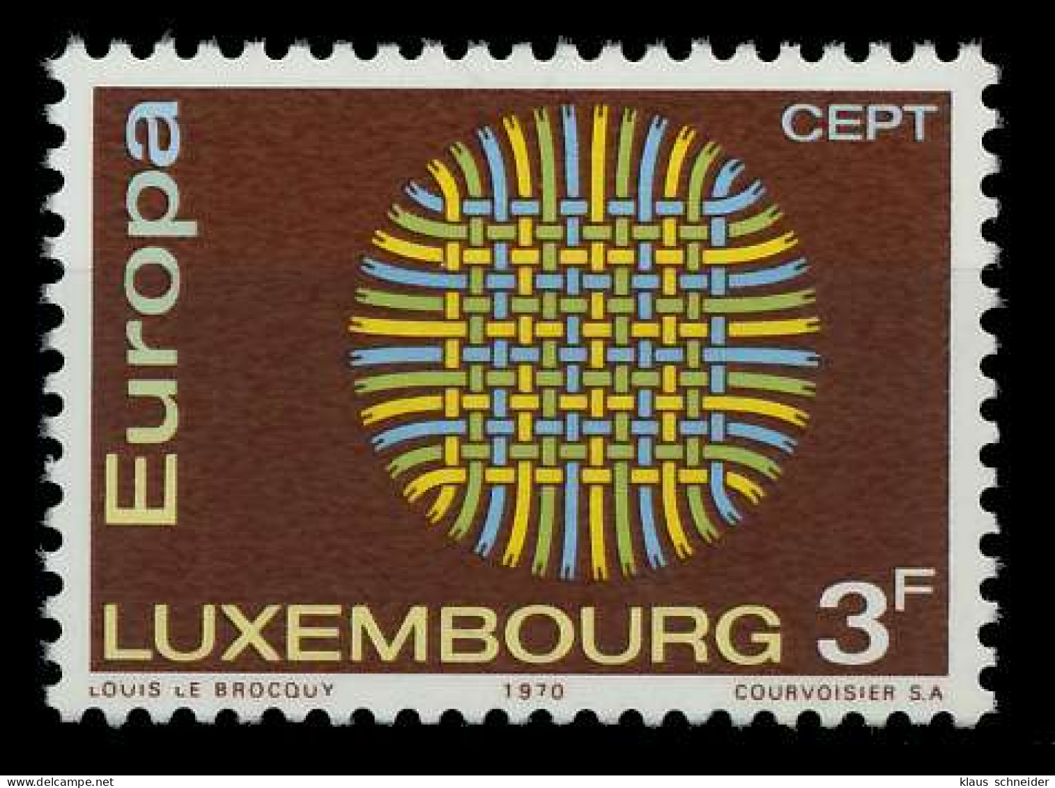 LUXEMBURG 1970 Nr 807 Postfrisch XFF49D6 - Ungebraucht