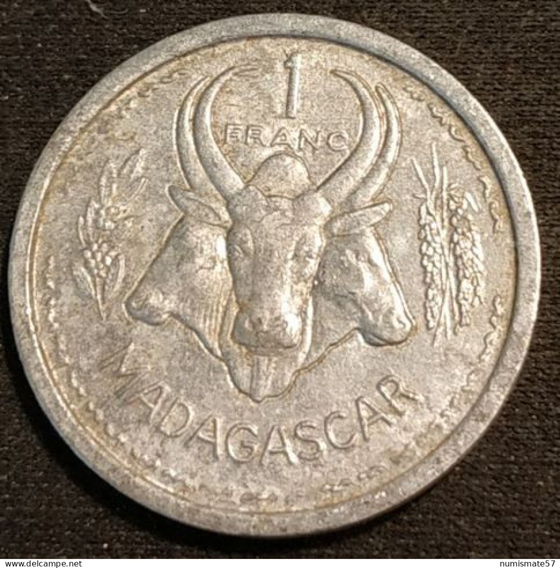 MADAGASCAR - 1 FRANC 1948 - KM 3 - Madagaskar