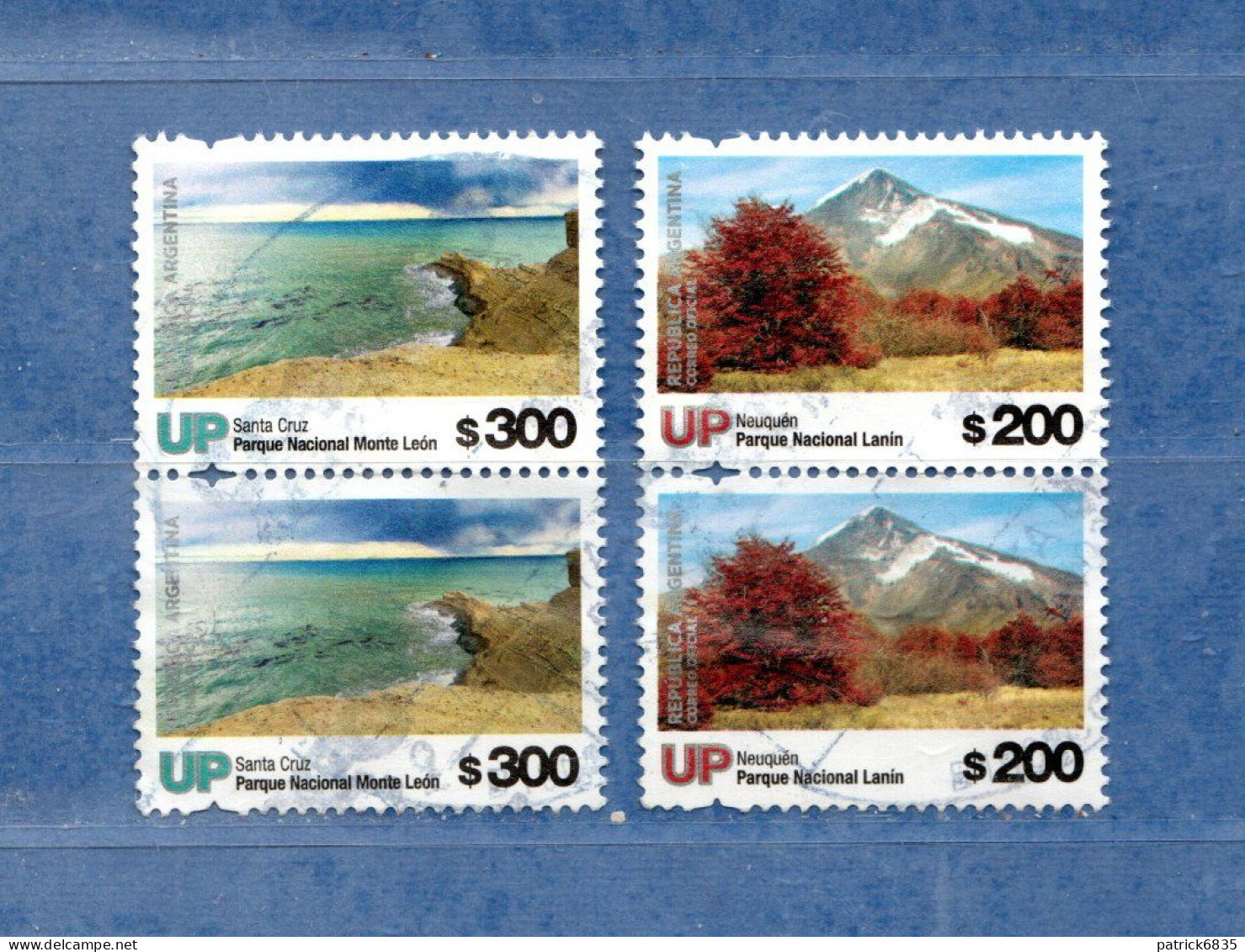 (Us7) Argentina ° 2020 - PARQUE NACIONAL  LANIN Et MONTE Léon. .  Oblitérer. - Used Stamps