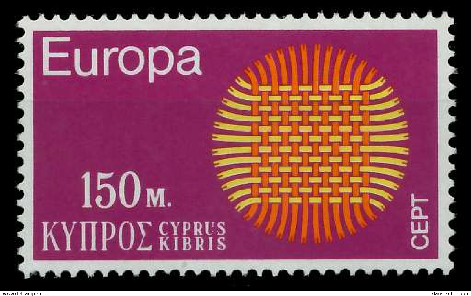 ZYPERN 1970 Nr 334 Postfrisch SA6EB02 - Neufs