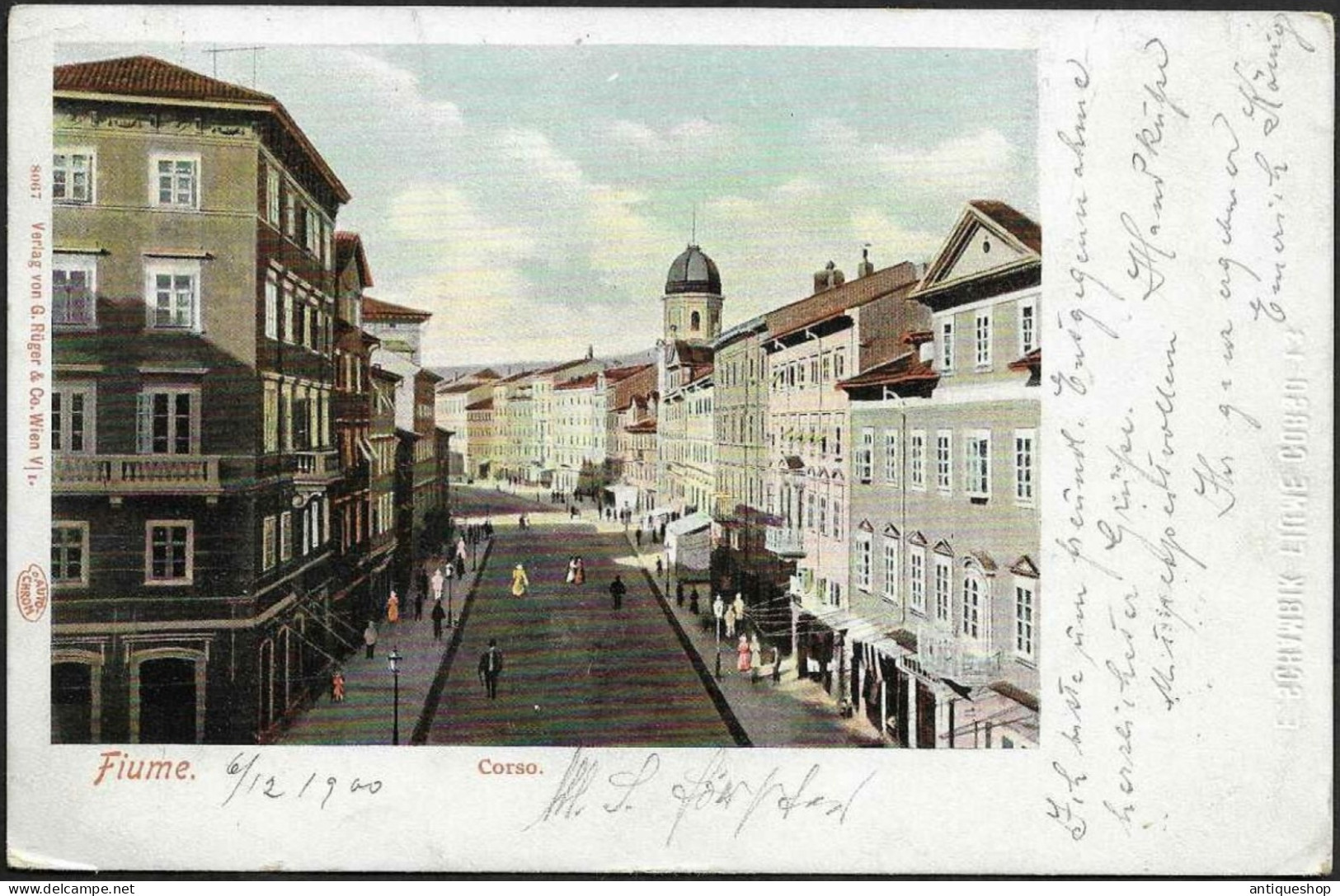 Croatia-----Rijeka (Fiume)-----old Postcard - Croacia