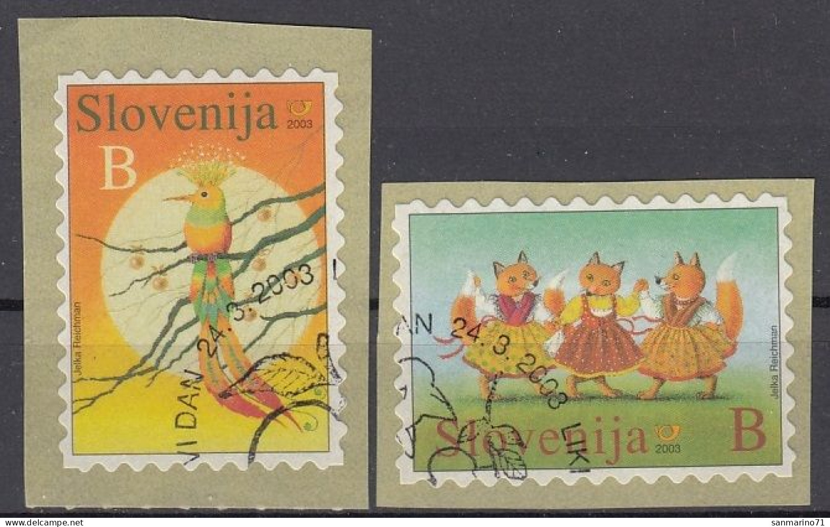 SLOVENIA 423-424,used,hinged - Slovénie