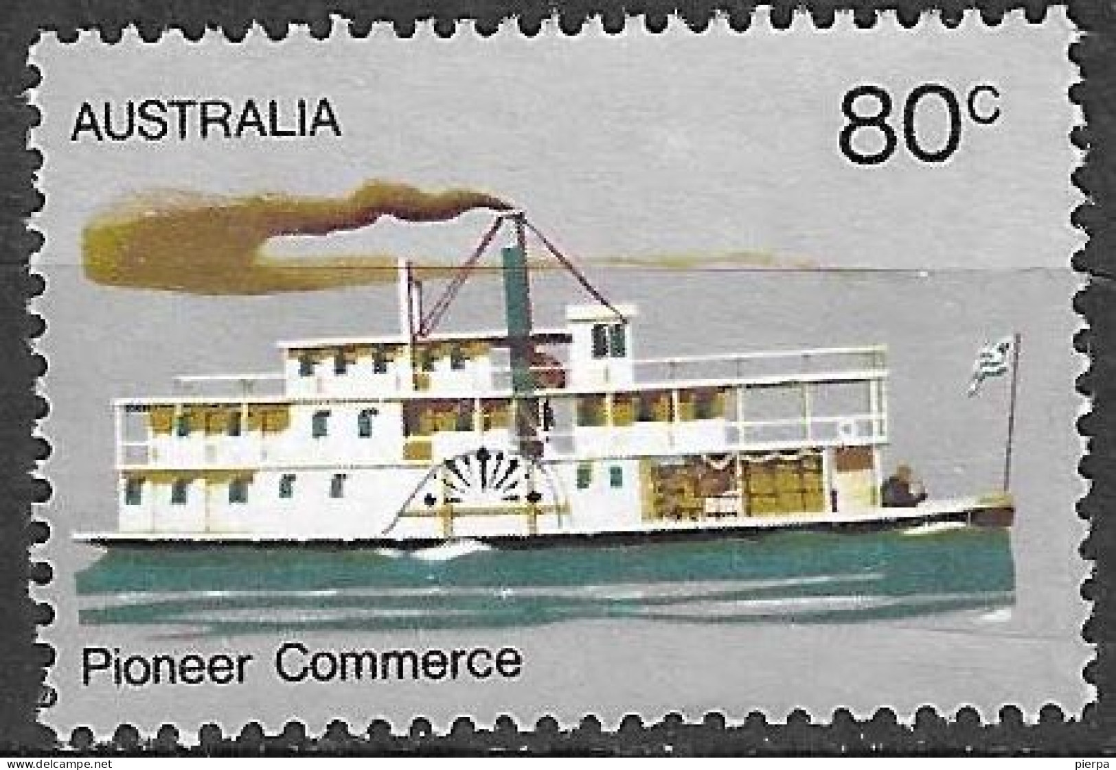 AUSTRALIA - 1972 - BATTELLO A VAPORE -  USATO ( YVERT 483 - MICHEL 510) - Used Stamps