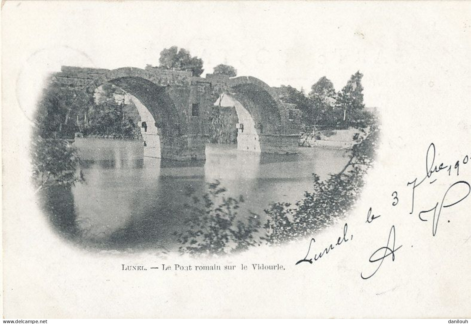 34 // LUNEL    Pont Romain Sur Le Vidourle  - Lunel