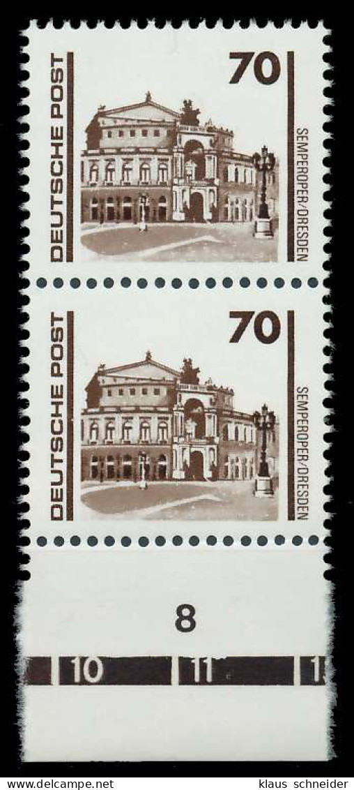 DDR DS BAUWERKE DENKMÄLER Nr 3348III Und 3348 Postfrisch X025EEE - Nuovi