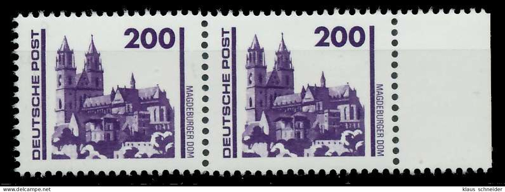 DDR DS BAUWERKE DENKMÄLER Nr 3351I Postfrisch WAAGR PAA X02613A - Nuevos