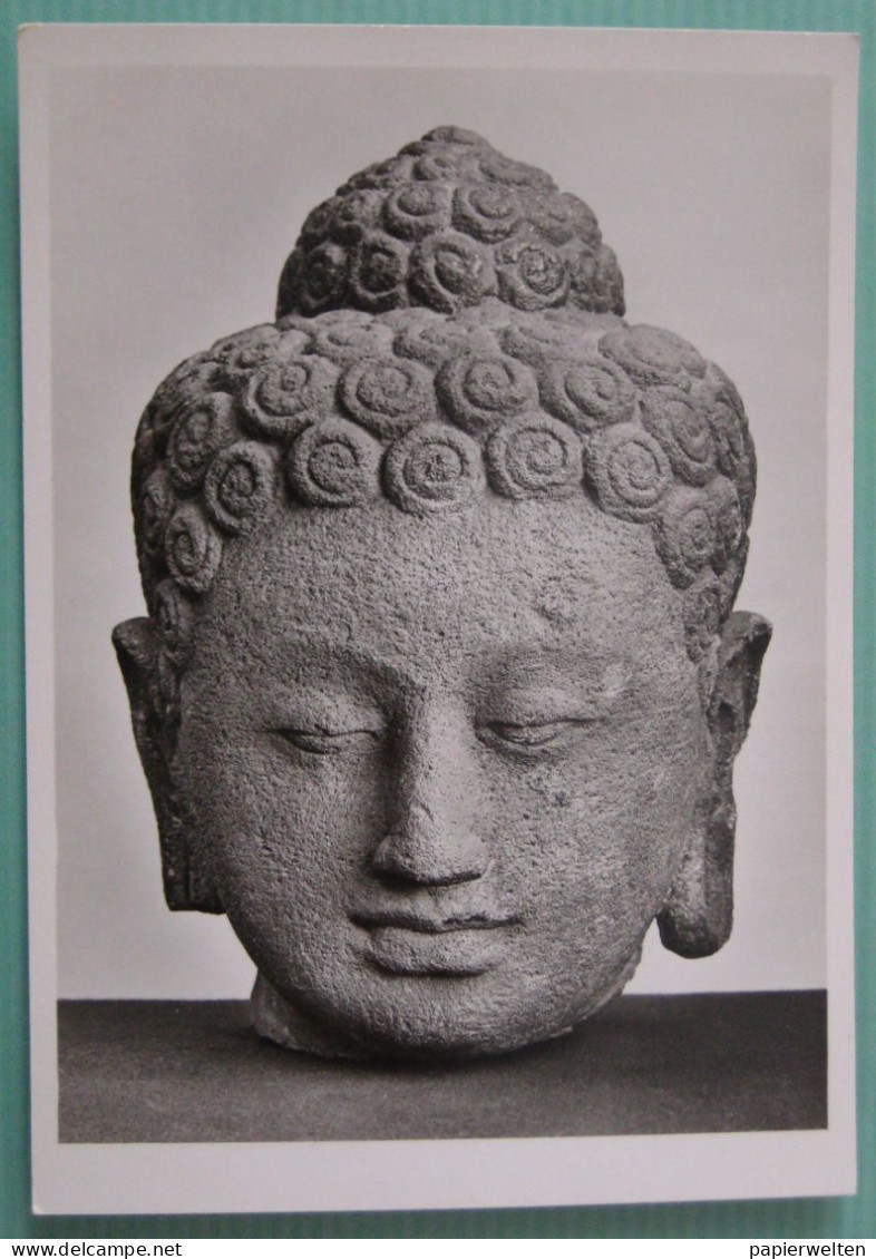 Berlin - Staatliche Museen Museum Für Völkerkunde: Buddhakopf Vom Borobudur Auf Java (Java-Trachyt) 8 Jh. N. Chr. - Mitte