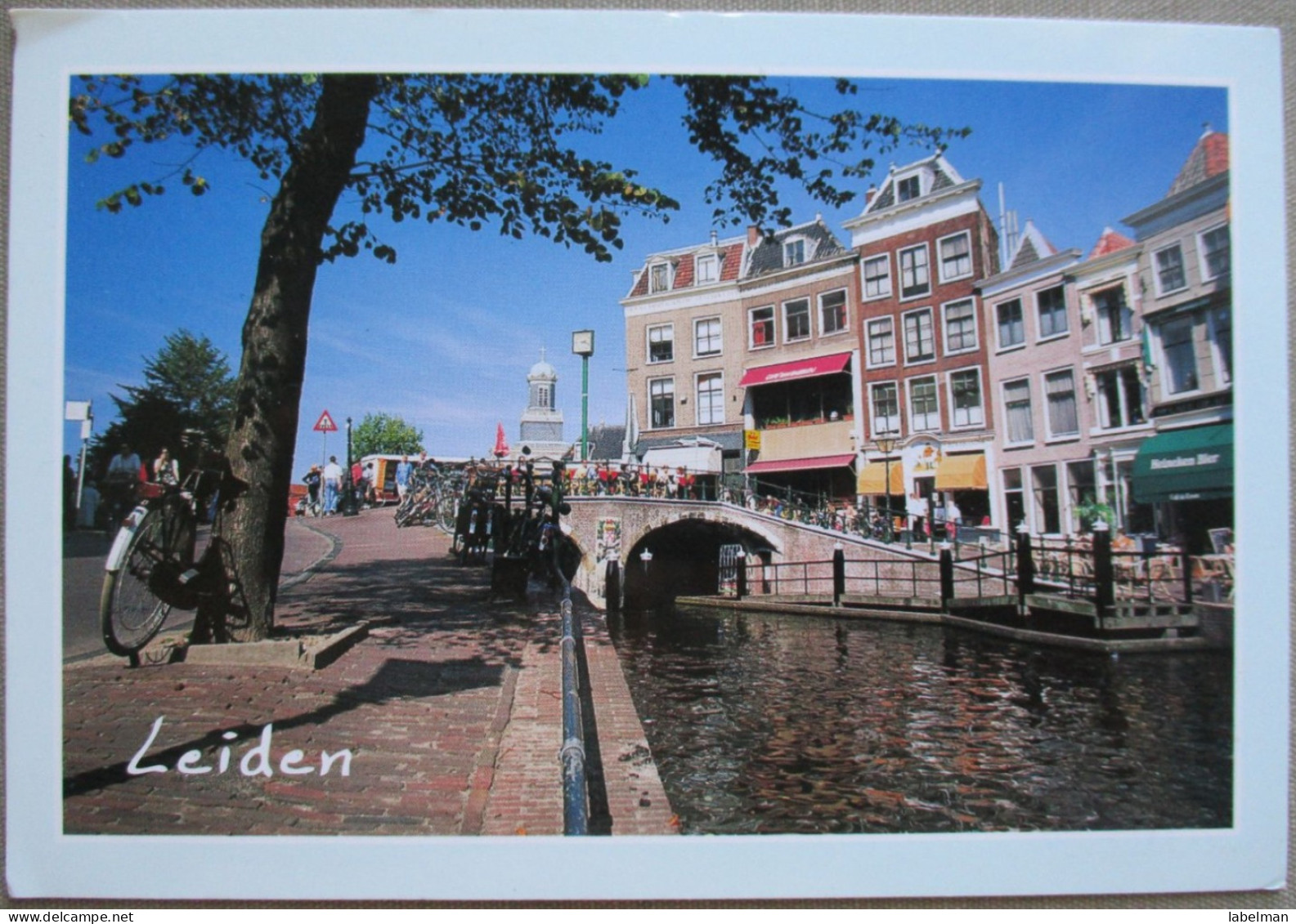 HOLLAND NETHERLAND LEIDEN OLD CITY CENTER ANSICHTSKARTE POSTCARD CARTOLINA ANSICHTSKARTE CARTE POSTALE POSTKARTE CARD - Leiden