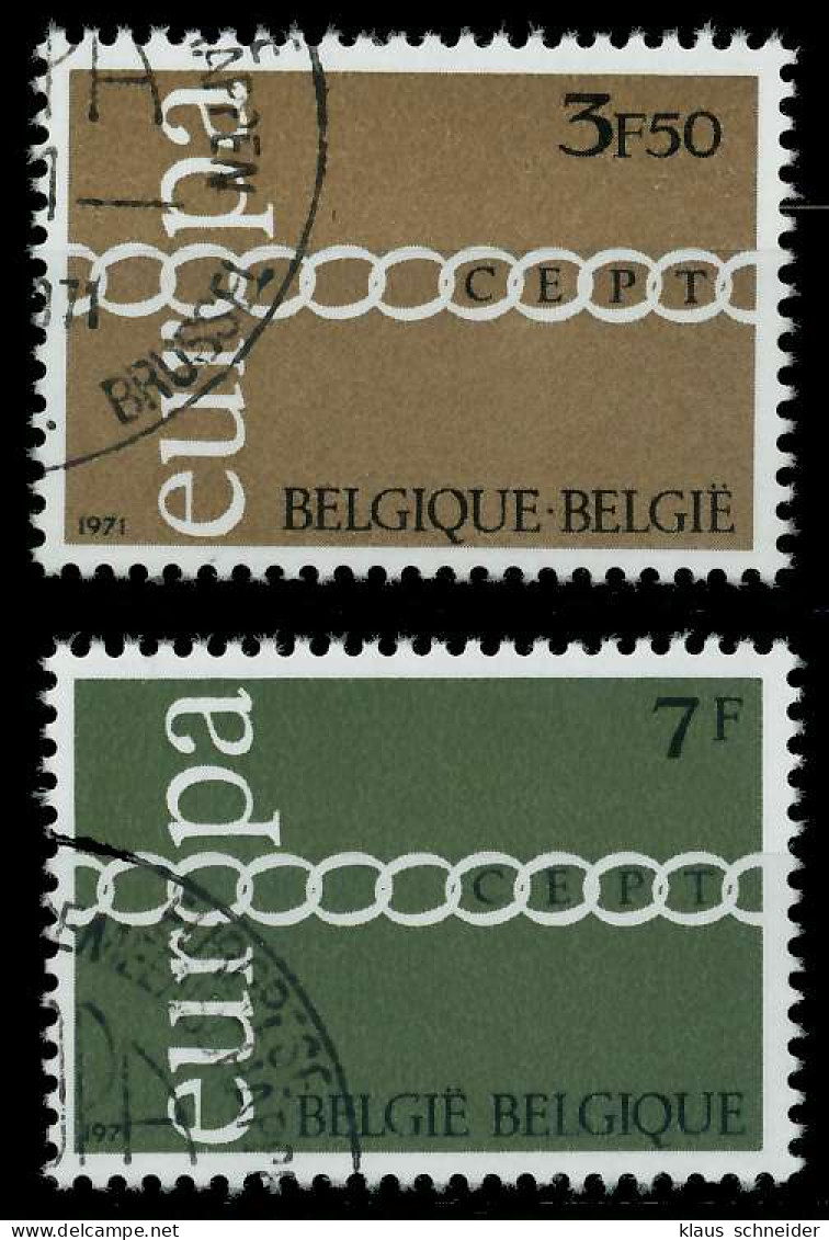 BELGIEN 1971 Nr 1633-1634 Gestempelt X02C6AA - Gebraucht