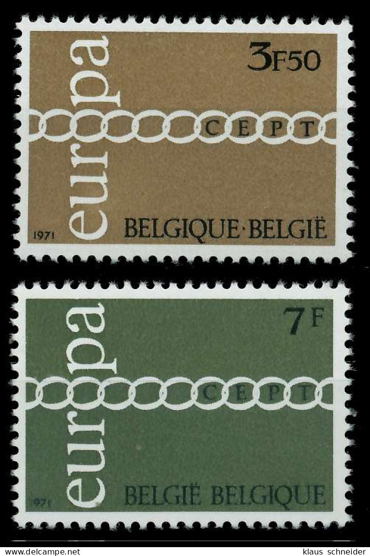 BELGIEN 1971 Nr 1633-1634 Postfrisch X02C6AE - Ongebruikt