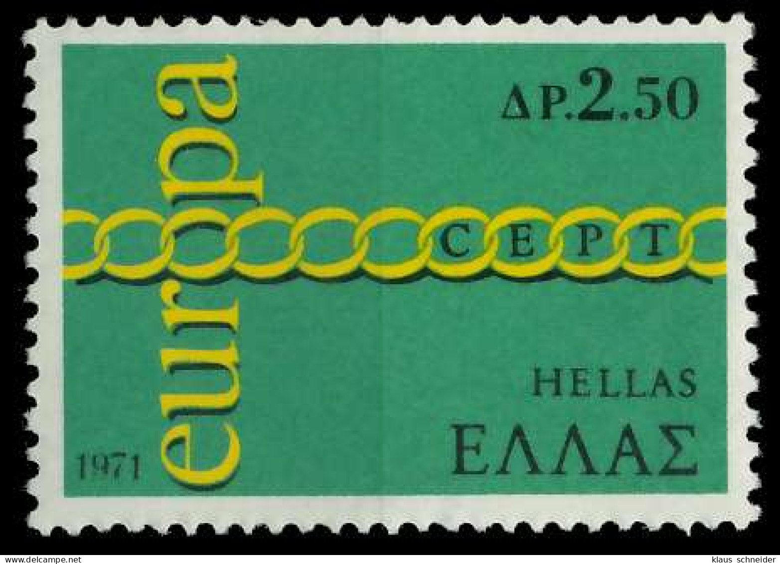 GRIECHENLAND 1971 Nr 1074 Postfrisch SAAA806 - Nuevos