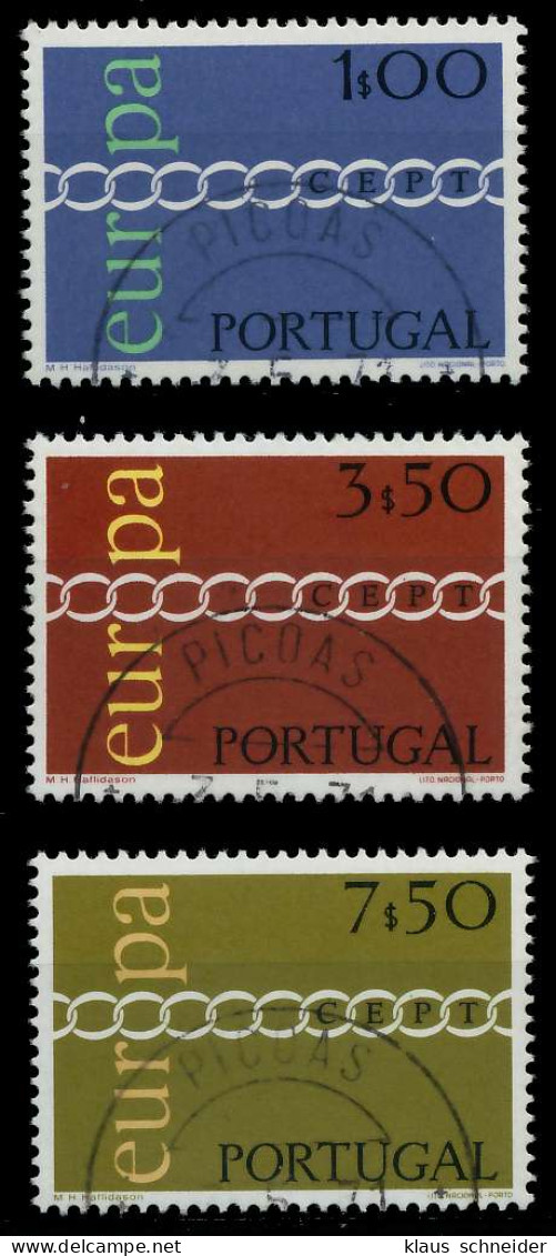 PORTUGAL 1971 Nr 1127-1129 Gestempelt X02C8AA - Gebruikt