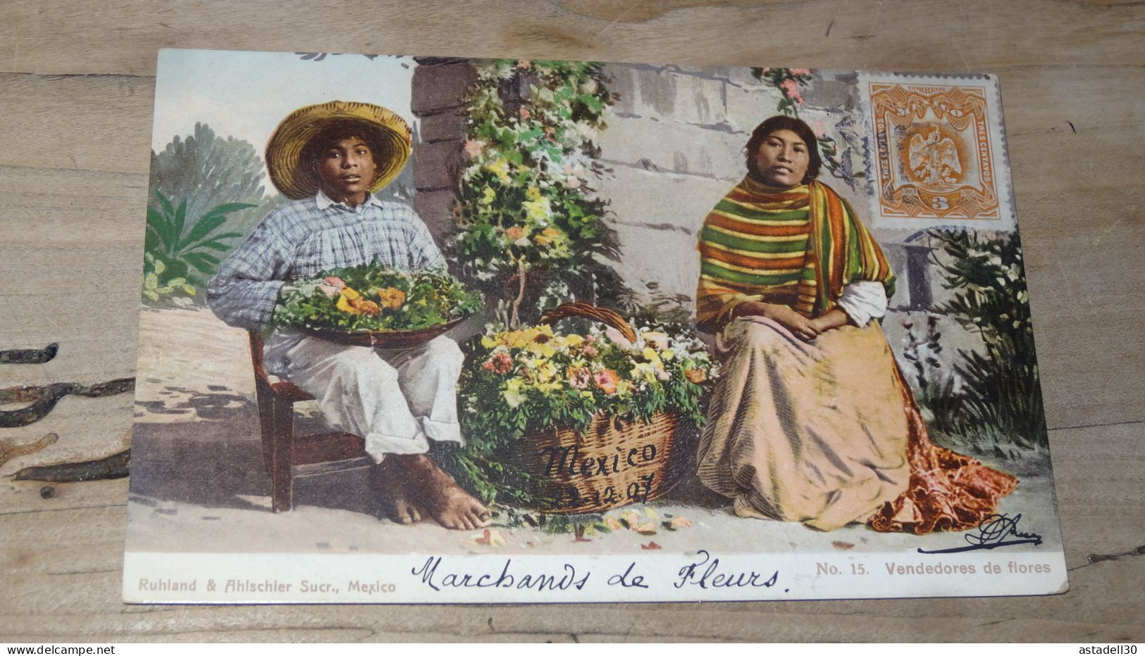 Vendedores De Flores   ................ BE-18200 - México