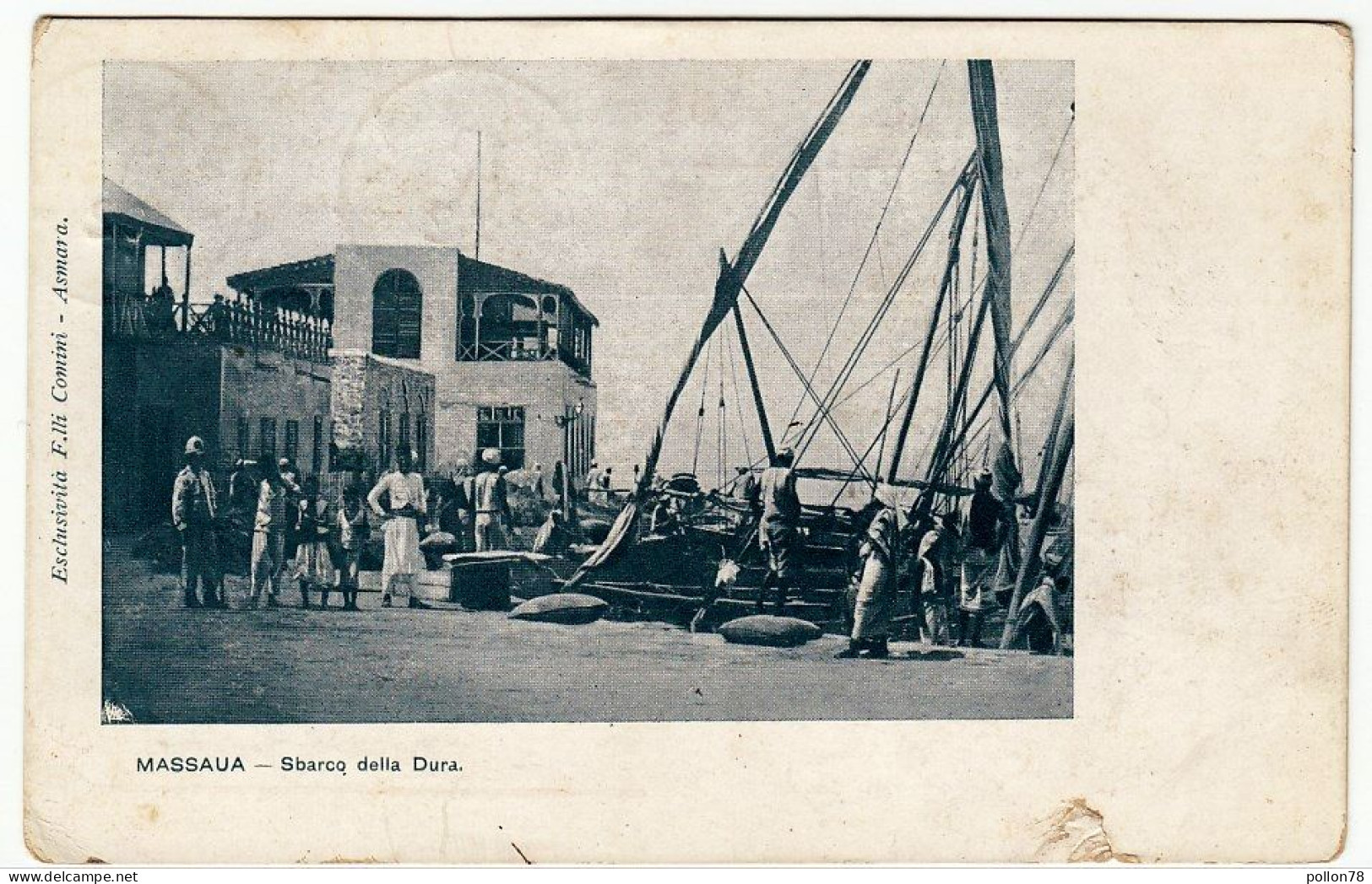 MILITARI - COLONIE - ERITREA - MASSAUA - SBARCO DELLA DURA - 1902 - Vedi Retro - Formato Piccolo - Guerres - Autres