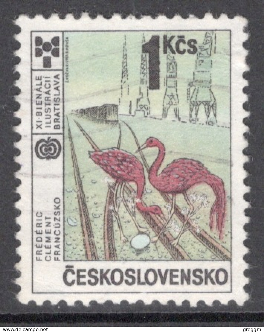 Czechoslovakia 1987 Single Stamp For The 11th Biennial Exhibition Of Book Illustrations For Children In Fine Used - Used Stamps