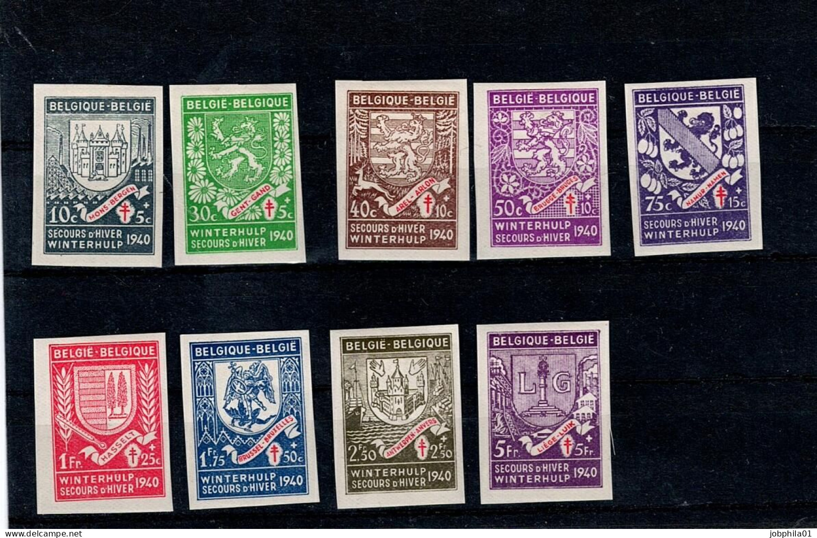 547A-555A X Côte 15.00€ - Unused Stamps