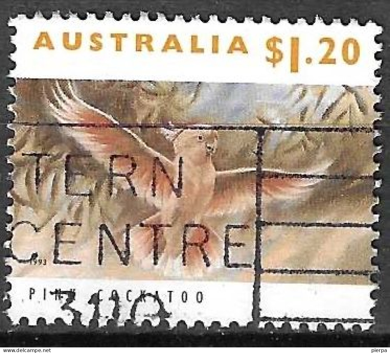 AUSTRALIA - 1993 - UCCELLI - CACATUA LEADBEATERI -1$20 -  USATO ( YVERT 1325 - MICHEL 1367A) - Usados