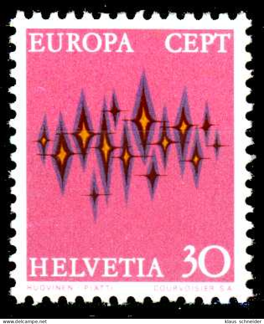 SCHWEIZ 1972 Nr 969 Postfrisch SAC2C12 - Unused Stamps