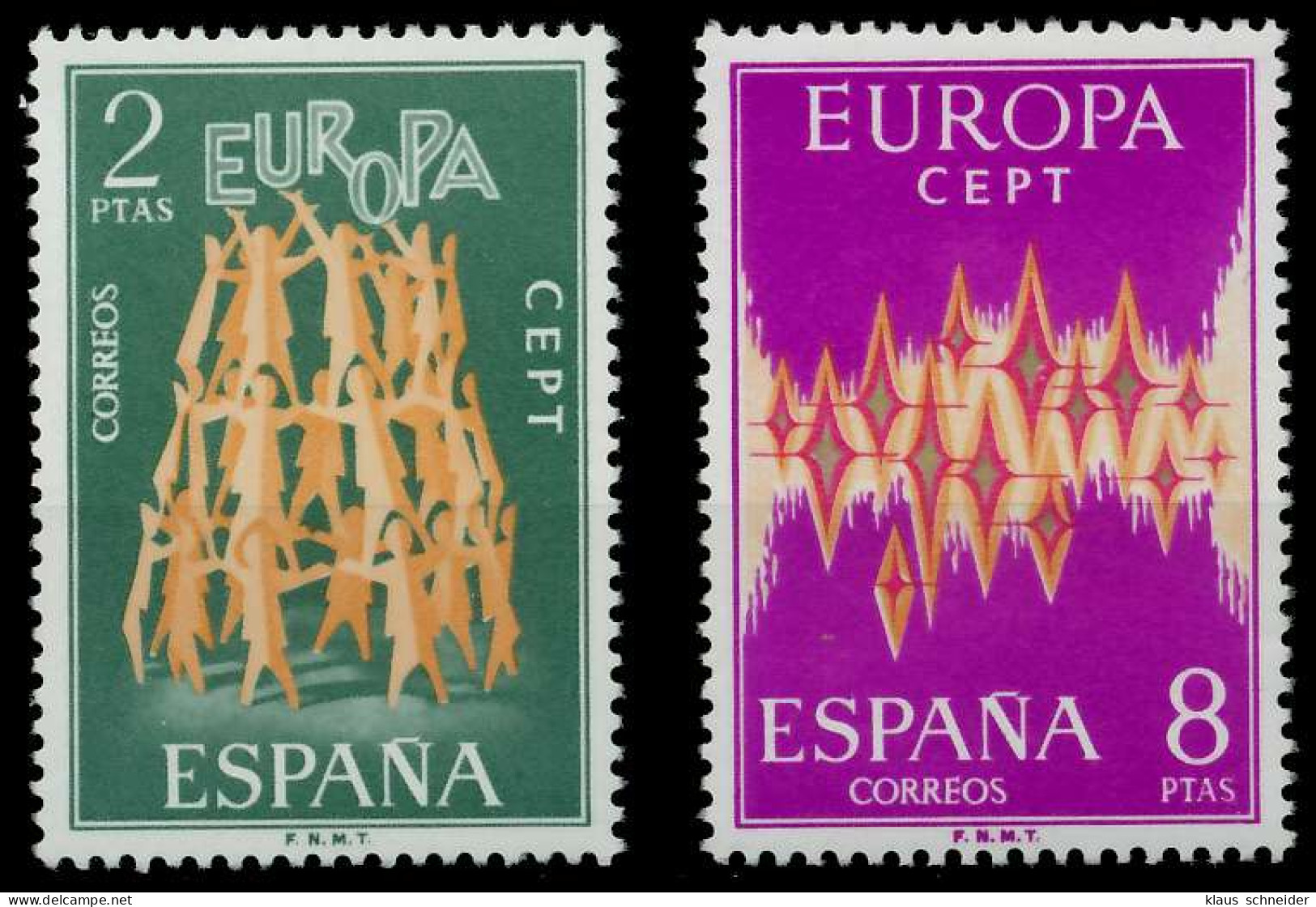 SPANIEN 1972 Nr 1985-1986 Postfrisch SAC2C3E - Ongebruikt