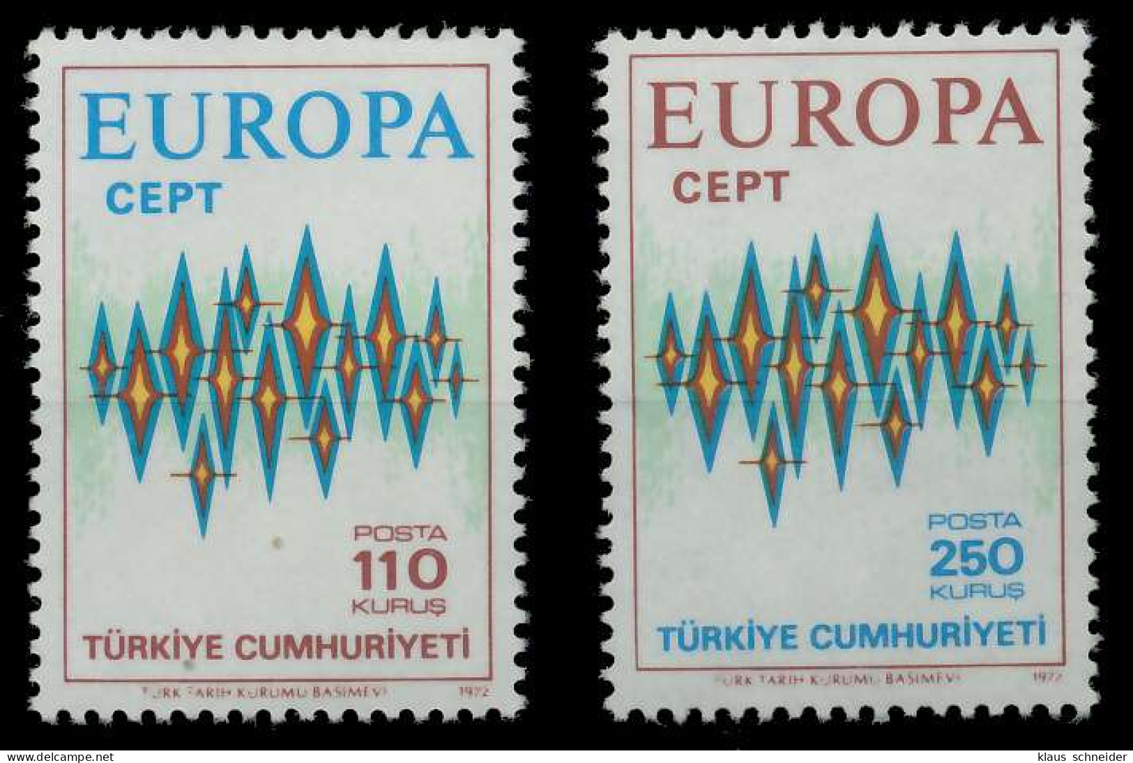 TÜRKEI 1972 Nr 2253-2254 Postfrisch SAC2C4E - Unused Stamps