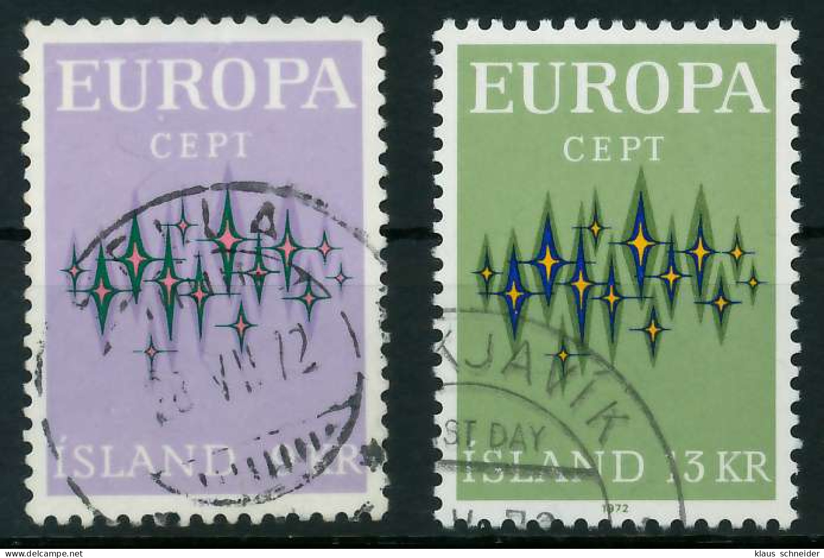 ISLAND 1972 Nr 461-462 Gestempelt X040432 - Usados