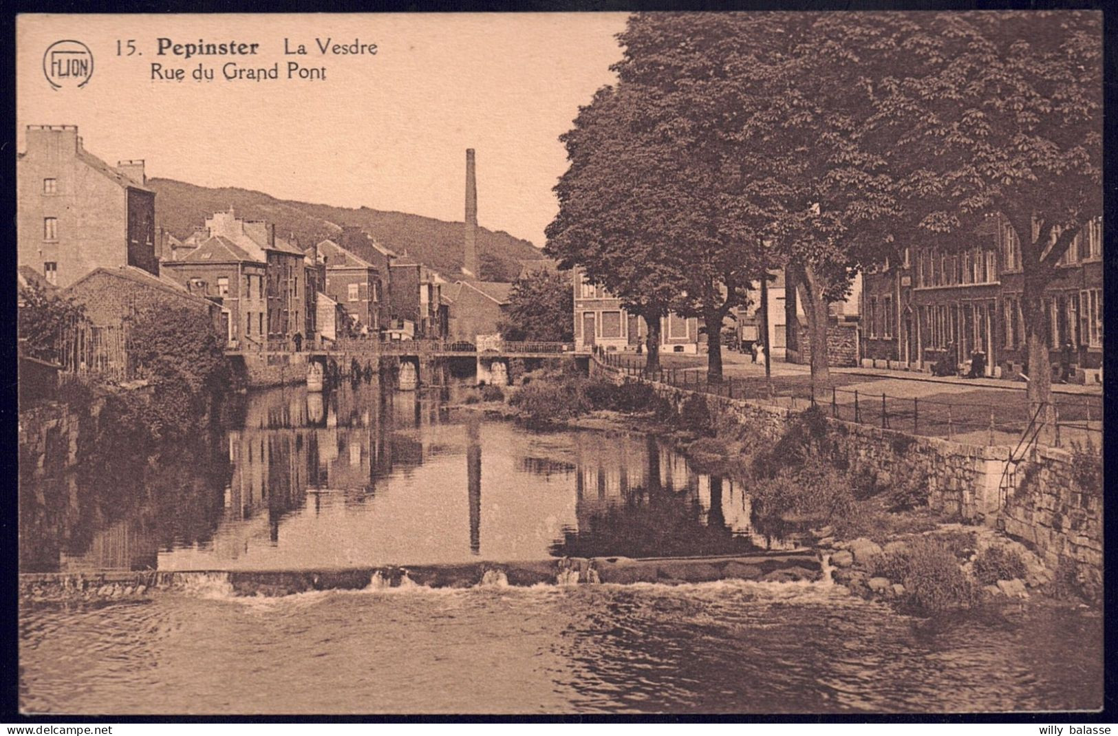 +++ CPA - PEPINSTER - La Vesdre - Rue Du Grand Pont  // - Pepinster