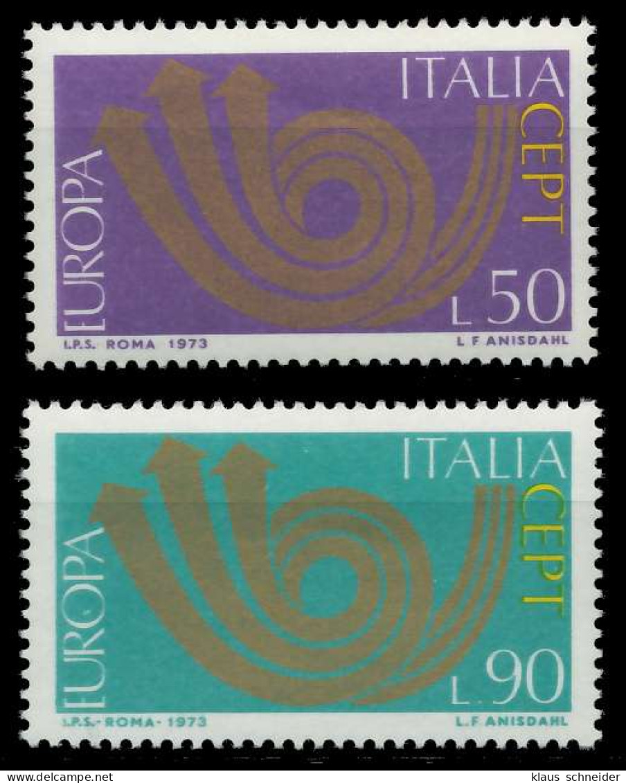 ITALIEN 1973 Nr 1409-1410 Postfrisch SAC2DEE - 1971-80:  Nuevos