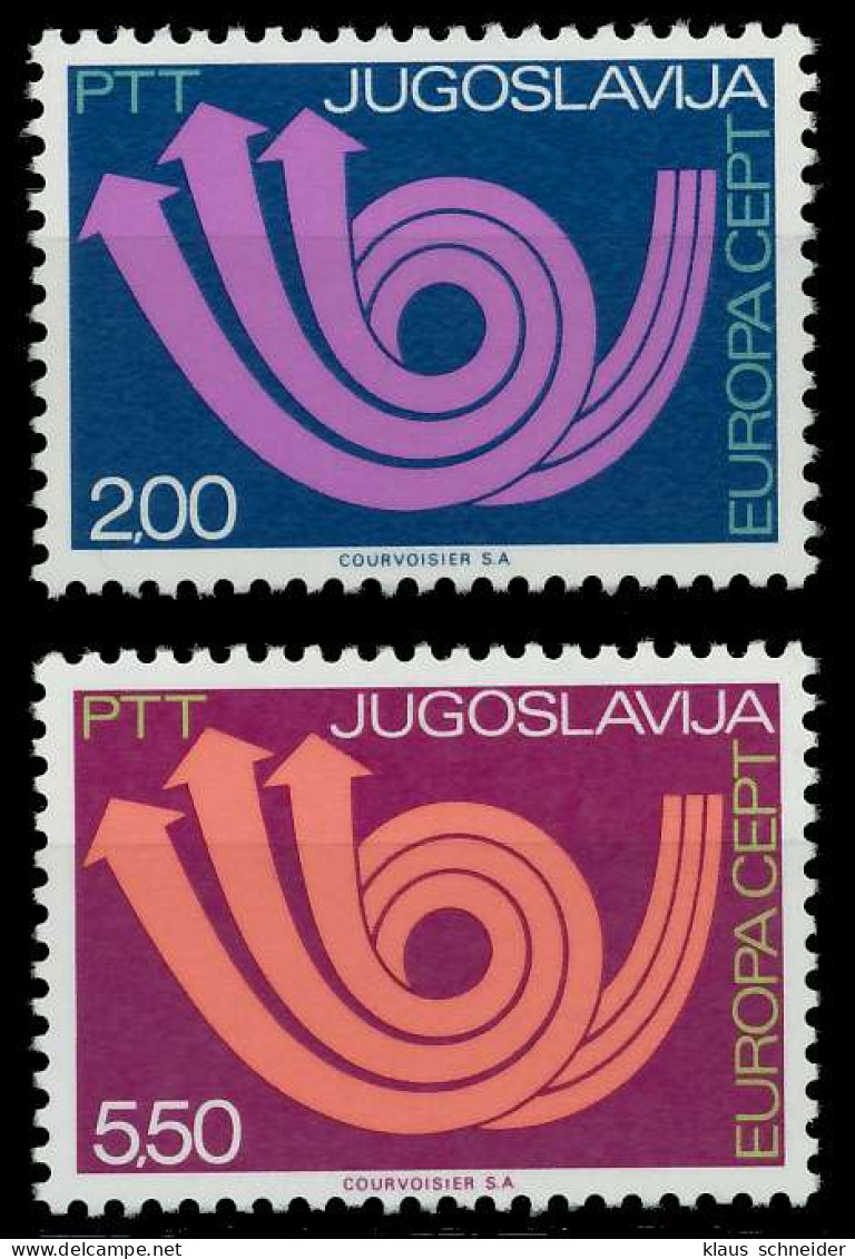 JUGOSLAWIEN 1973 Nr 1507-1508 Postfrisch SAC2E0E - Nuevos
