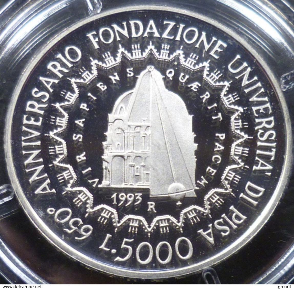 Italia - 5000 Lire 1993 - 650° Università Di Pisa - 2° Emissione - 5 000 Liras