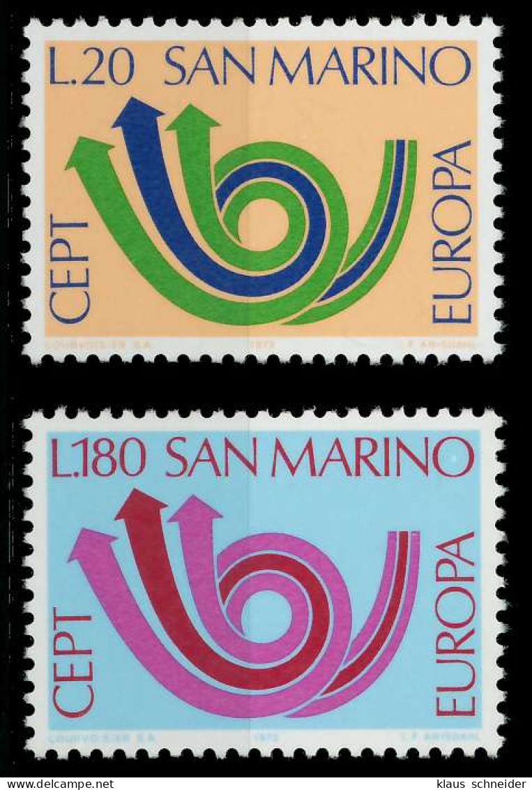 SAN MARINO 1973 Nr 1029-1030 Postfrisch SAC2F36 - Nuevos