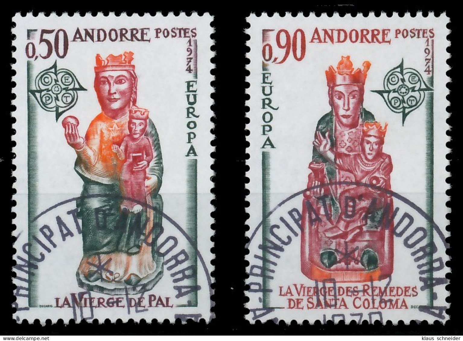 ANDORRA FRZ.-POST Nr 258-259 Gestempelt X0407A2 - Gebraucht