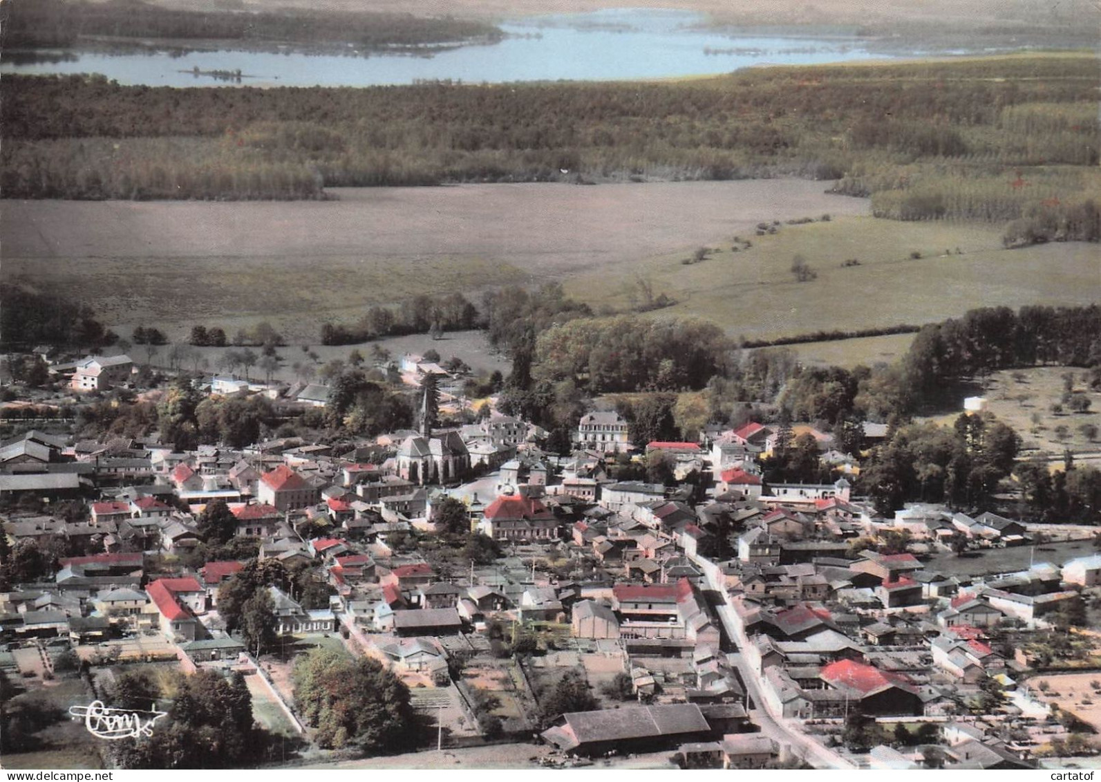 ECLARON .  Vue Générale Aérienne .  - Eclaron Braucourt Sainte Liviere