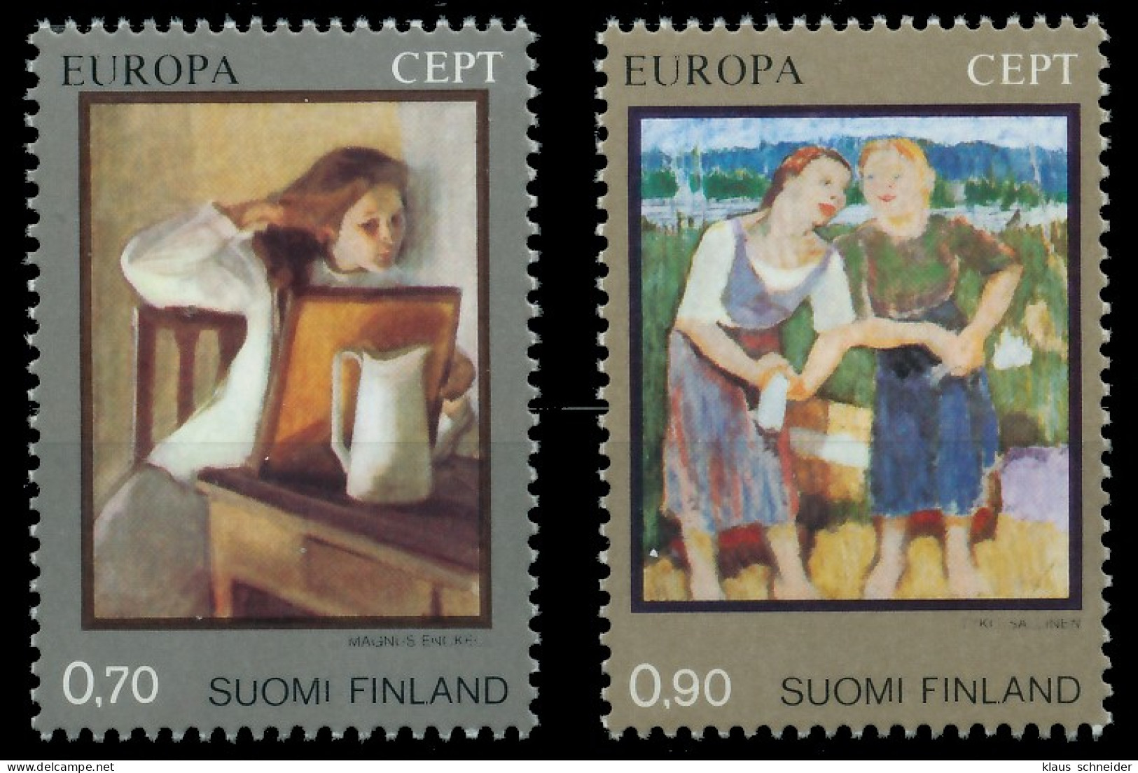 FINNLAND 1975 Nr 764-765 Postfrisch SAC6A86 - Neufs
