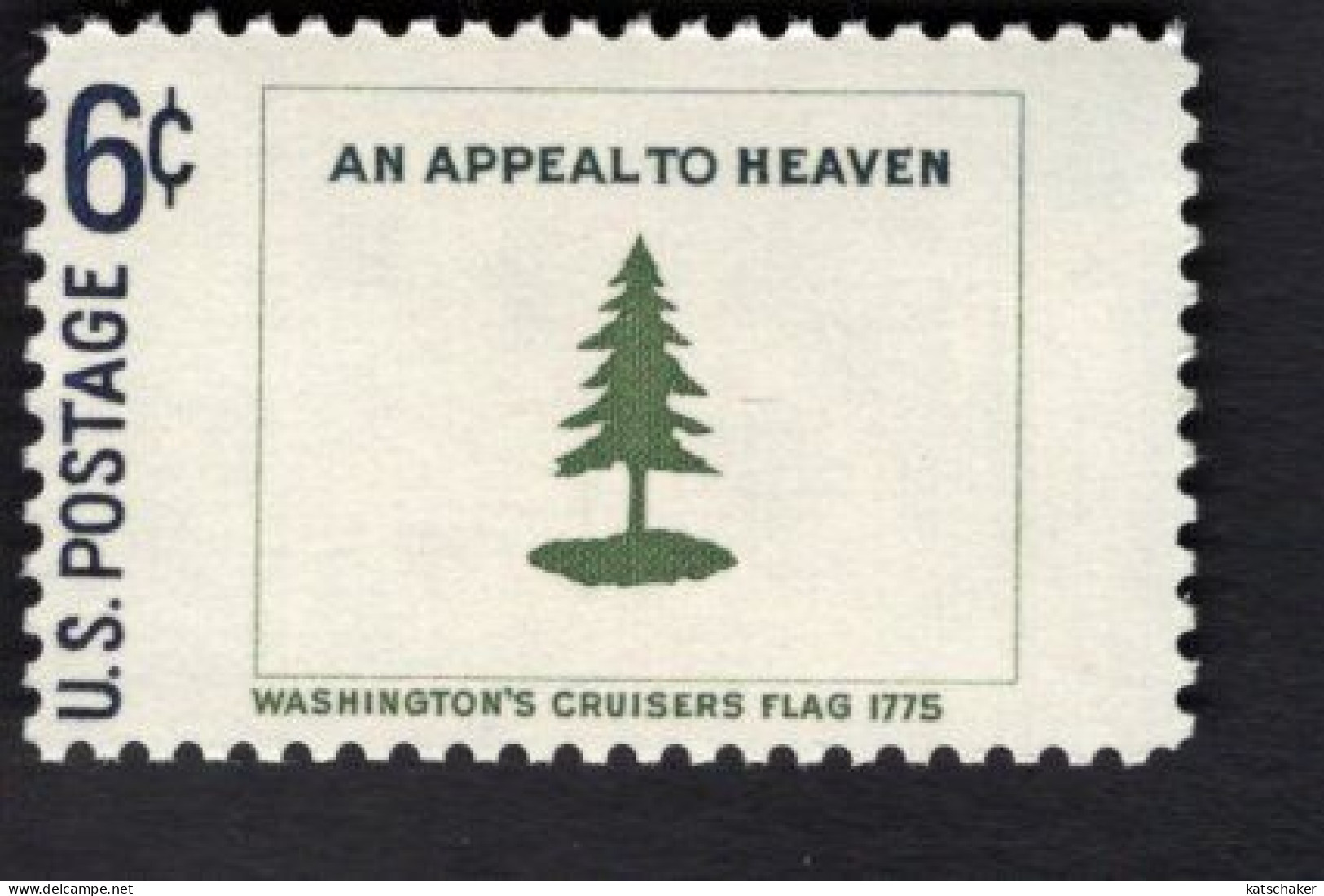 203629169 1968 SCOTT 1347 (XX) POSTFRIS MINT NEVER HINGED - HISTORIC FLAG - WASHINGTON S CRUISERS - Unused Stamps