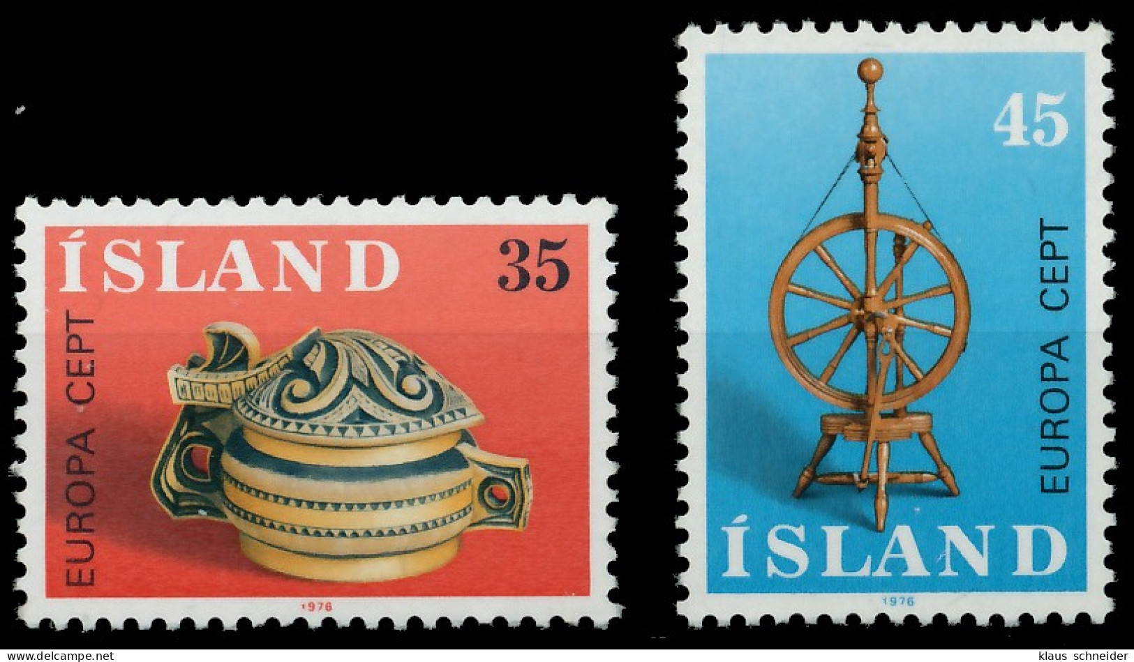 ISLAND 1976 Nr 514-515 Postfrisch SAC6E9E - Ungebraucht