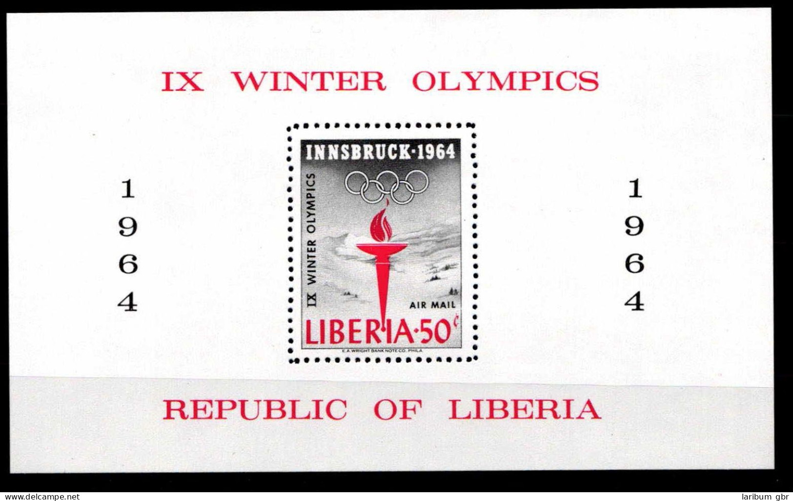 Liberia Block 31 B Postfrisch #GF181 - Liberia