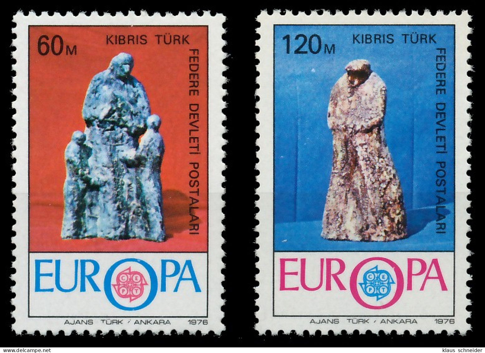 TÜRKISCH-ZYPERN 1976 Nr 27-28 Postfrisch SAC70BE - Nuevos