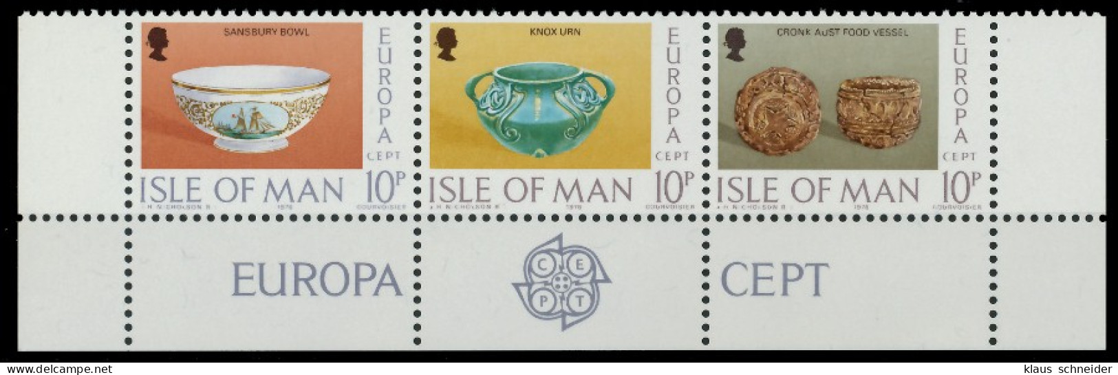 ISLE OF MAN Nr 86 Und 87 85 Postfrisch 3ER STR X04B012 - Man (Eiland)