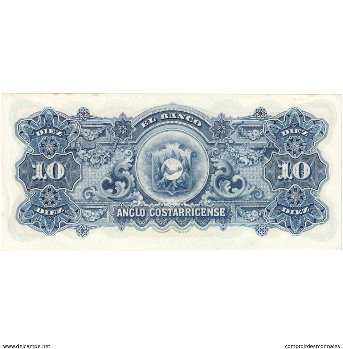 Costa Rica, 10 Colones, 1903-01-01, Specimen, SPL - Costa Rica