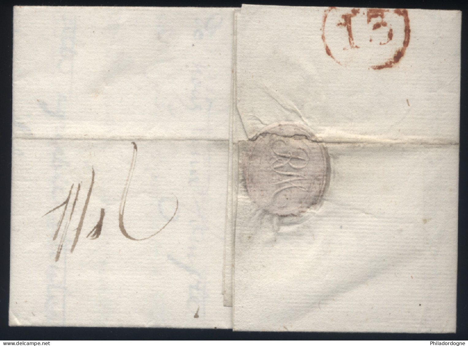 LaC Griffe Basel Pour Lyon - 08/1806 - ...-1845 Prephilately