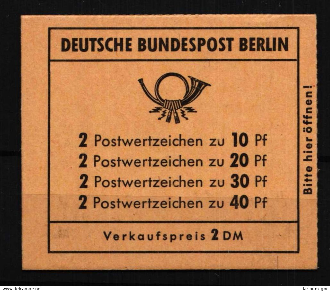 Berlin MH 8c Postfrisch #HW558 - Carnets