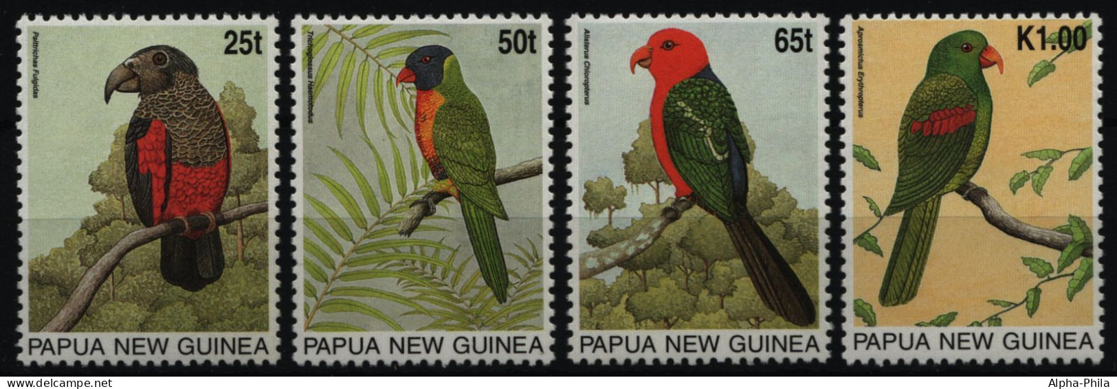 Papua-Neuguinea 1996 - Mi-Nr. 767-770 ** - MNH - Vögel / Birds - Papua New Guinea