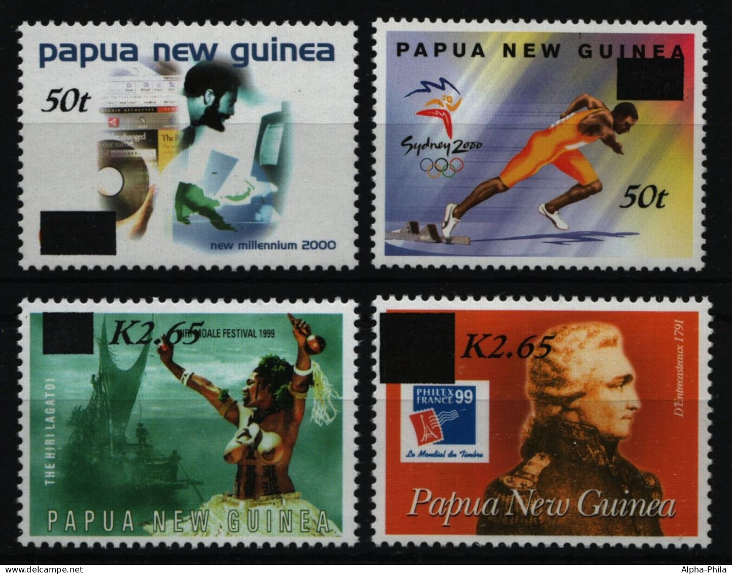 Papua-Neuguinea 2001 - Mi-Nr. 905-909 ** - MNH - Freimarken / Definitives - Papua New Guinea