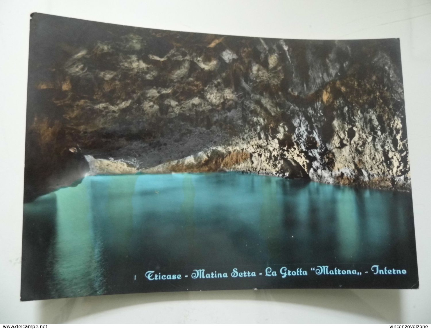 Cartolina Viaggiata "TRICASE Marina Serra -  La Grotta Matrona - Inferno" 1964 - Lecce