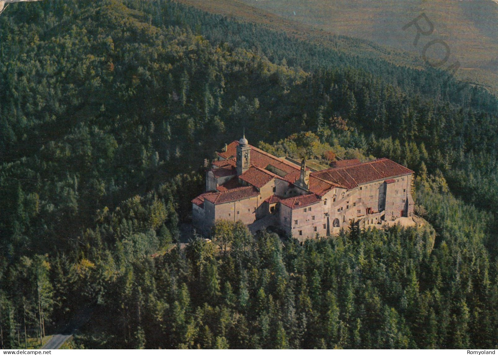 CARTOLINA  C8 MONTE SENARIO M.817,VAGLIA,FIRENZE,TOSCANA-VEDUTA DELL'AEREO-STORIA,MEMORIA,BELLA ITALIA,VIAGGIATA 1975 - Ascoli Piceno