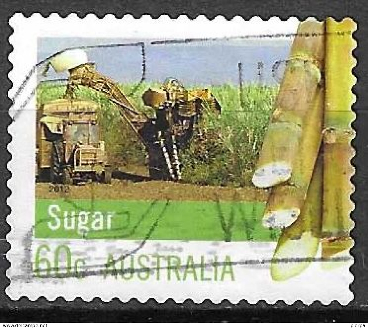 AUSTRALIA - 2012 - AGRICOLTURA - CANNA DA ZUCCHERO -USATO ( YVERT 3614 - MICHEL 3759) - Used Stamps